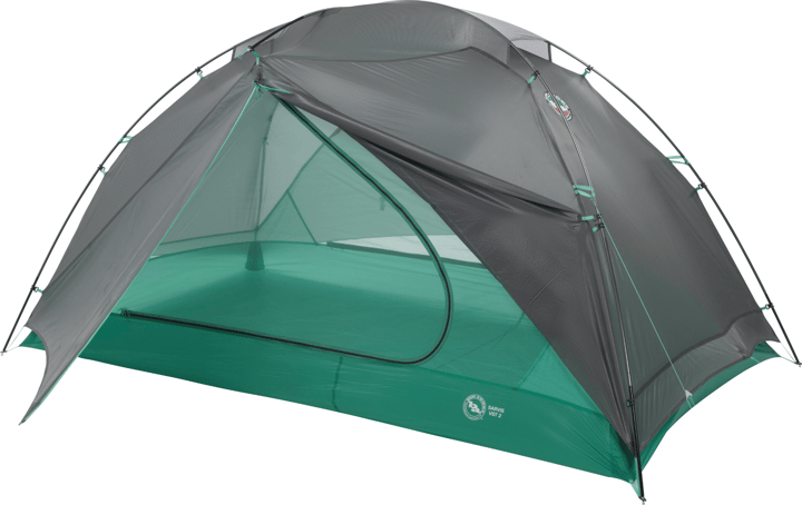 Big Agnes Sarvis VST 2 kuppeltelt i grått og mintgrønt